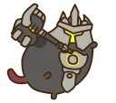 Стикер Pusheen Overwatch - 1