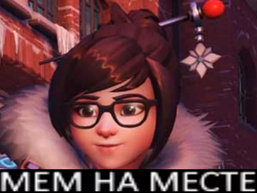 Sticker Overwatchmemelines - 1