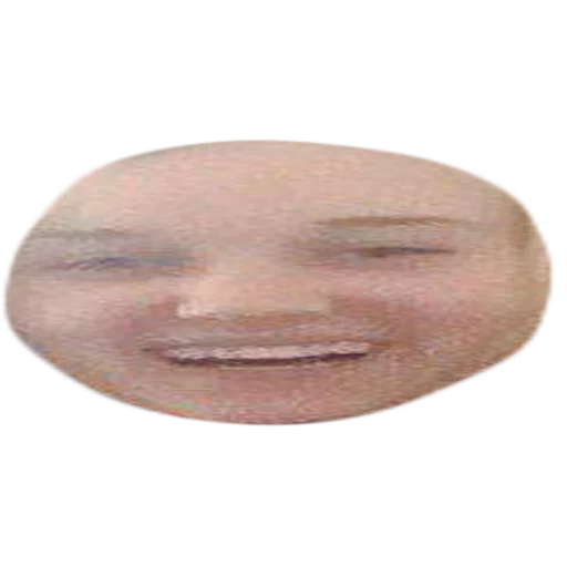 smile cheek forehead