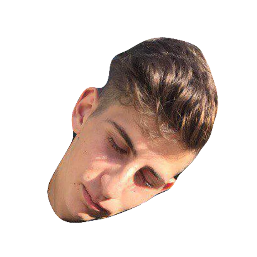 human face person forehead