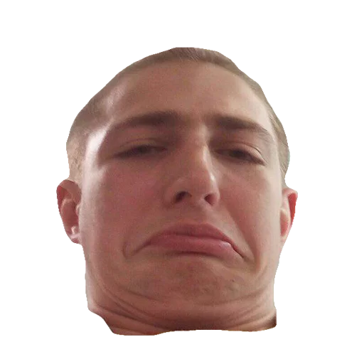 man human face forehead