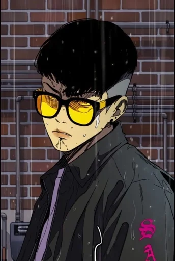 мультфильм очки человеческое лицо