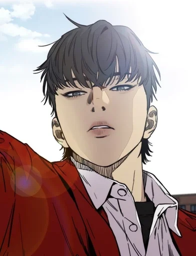 аниме мультфильм человеческое лицо