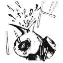 Стикер Oyasumi Punpun - 10