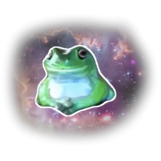 Sticker Лягушка Ну ну ну - 7