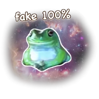 Sticker Лягушка Ну ну ну - 6