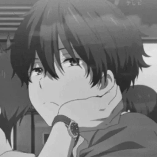 anime cartoon human face