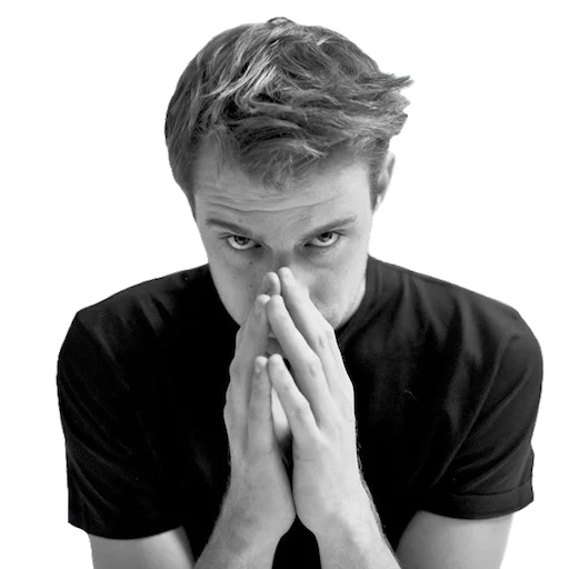 Человек человеческое лицо черно-белый