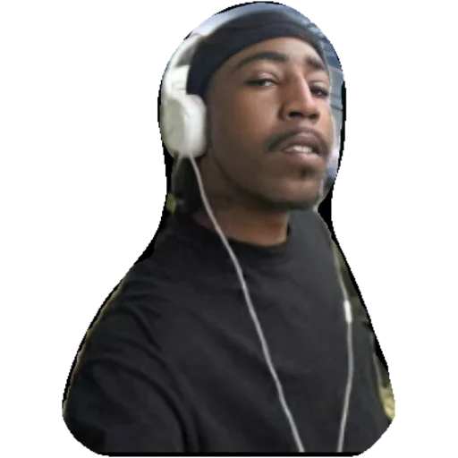 human face headphones person