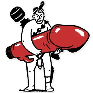 Стикер больше стиков @poshlstiker - 2