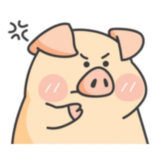 pig clipart mammal