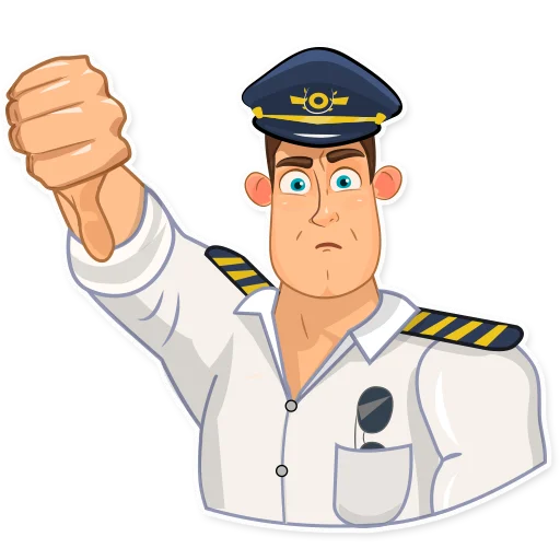 Sticker PILOTUPSIDEDOWN - 1