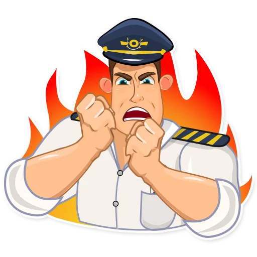 Sticker PILOTUPSIDEDOWN - 1