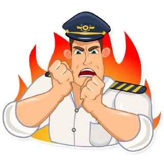 Sticker FLYING UPSIDE DOWN - 5