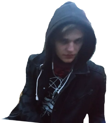 human face hood clothing