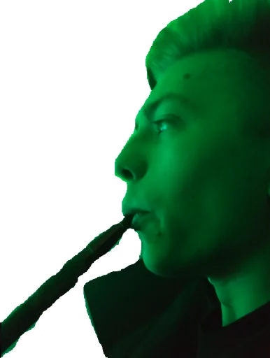 human face person laser