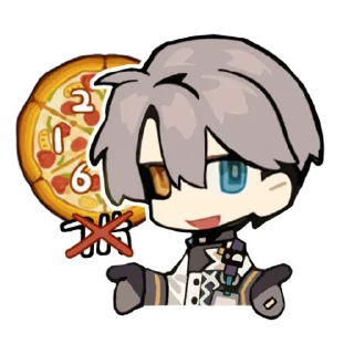 Стикер PIZZA HAT X REVERSE 1999 | @Reverse1999_C - 8