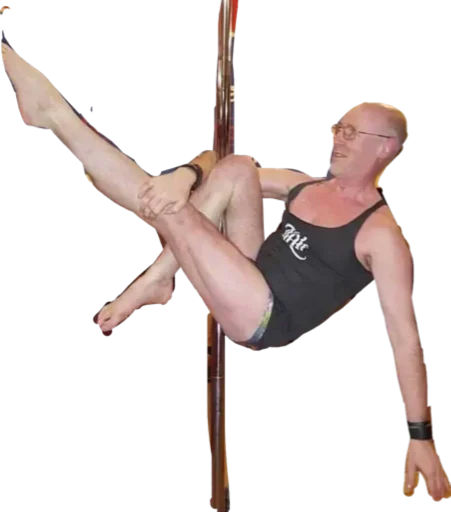 person balance acrobatics