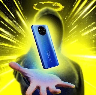 Sticker 🦣POCO X3 PRO banda🫐 - 4