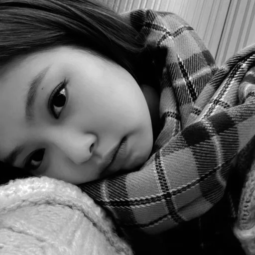 person black and white human face