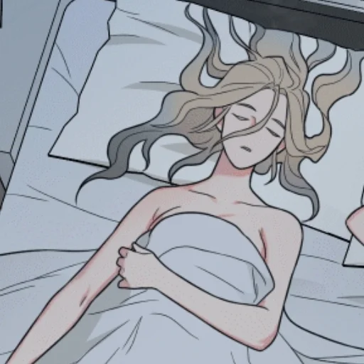 эскиз иллюстрация аниме