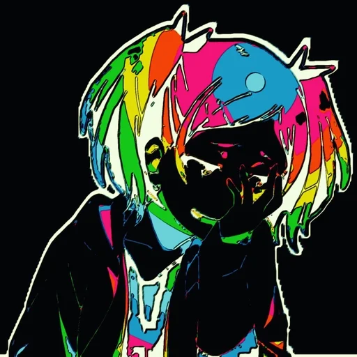 anime illustration graphic design