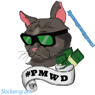 Sticker PUSSY_MONEY_WEED - 2