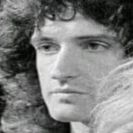 human face portrait black and white