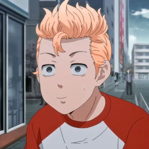 cartoon anime human face