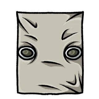 Стикер Опечаленный Мешок - 6