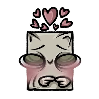 Стикер Опечаленный Мешок - 7