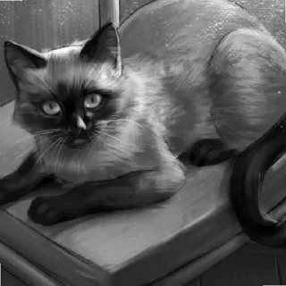 Sticker Пафосная Кися Джоанна - 3