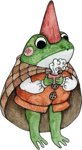 Sticker Paige_frogs - 1