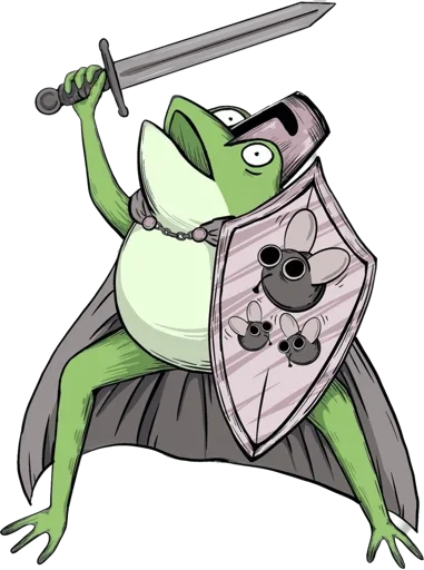 Sticker Paige_frogs - 1
