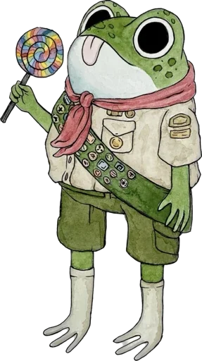 Sticker Paige_frogs - 1