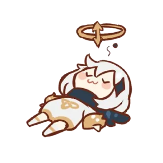 Sticker Paimon by @jueyun_stickers - 1