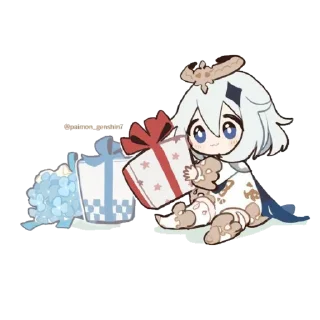 Sticker Paimon by @jueyun_stickers - 7