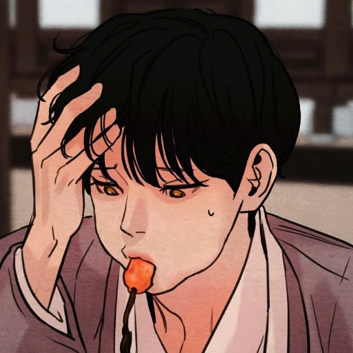 аниме мультфильм человеческое лицо