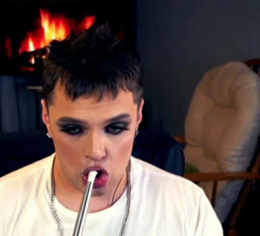 person indoor human face