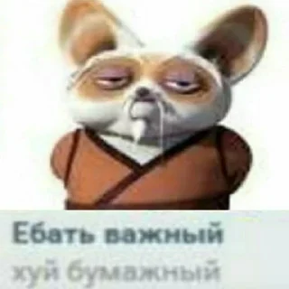 Sticker Кунг-фу Пандыч (by @odis_kray) - 1