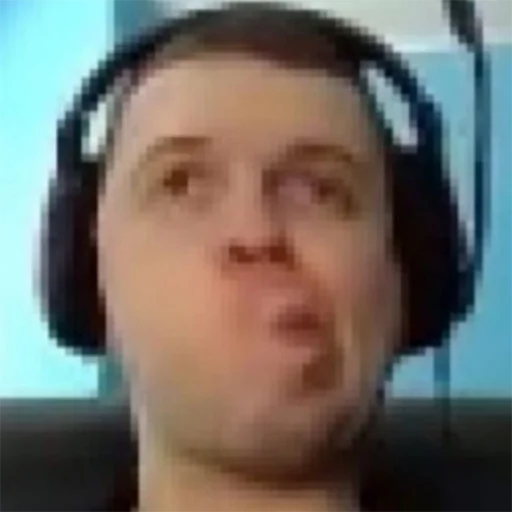 headphones human face chin