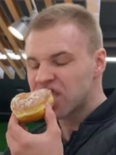 Человек Пончик человеческое лицо