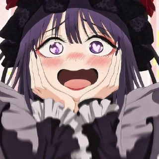 Стикер Фарфоровая кукла @anime_sticks - 1