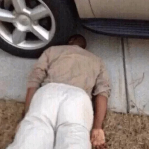 Человек шина земля