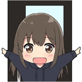 Sticker Парка Девочки 2 @Nyasticks - 0