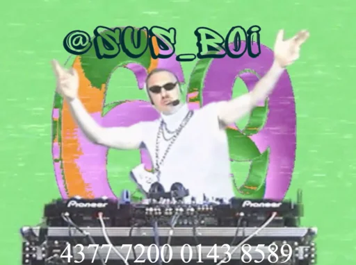 Sticker Partiboi69 - 3