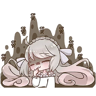 Стикер Пастель и Сом-Хма @Nyasticks - 8