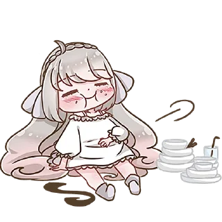 Стикер Пастель и Сом-Хма @Nyasticks - 4