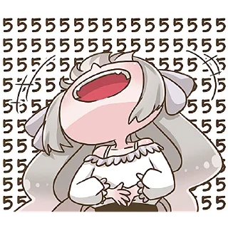 Стикер Пастель и Сом-Хма @Nyasticks - 1