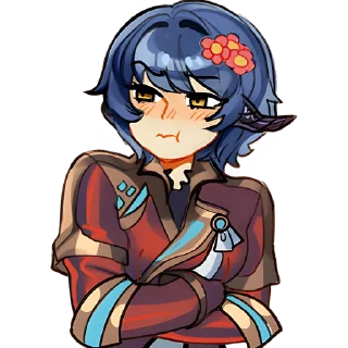 Sticker Пастель и Ас @Nyasticks - 0